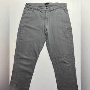 Men’s American Tall Straight Leg Stretch Jeans, 38x40, Gray